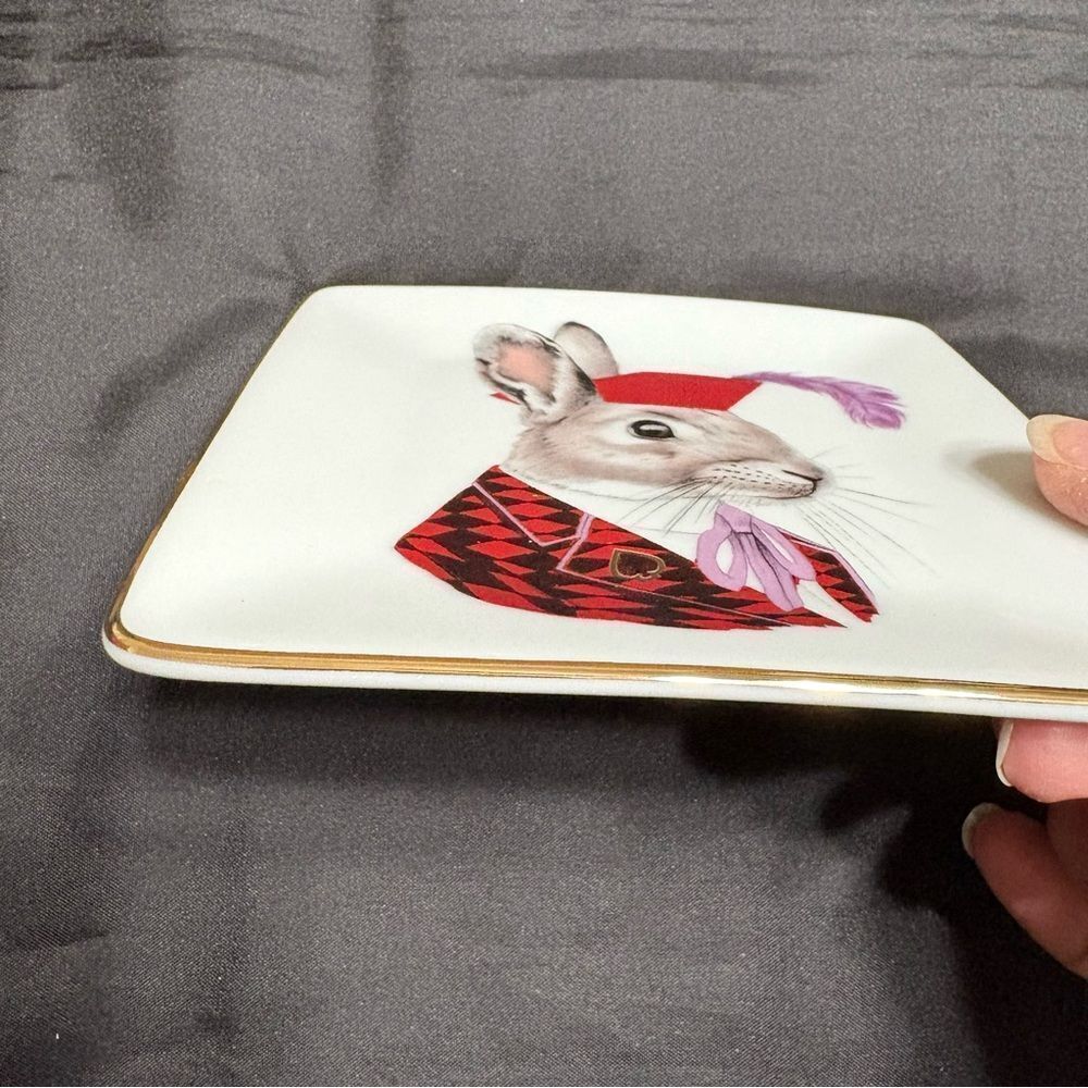 Galison Berkley Beastiary Jack Rabbit Design Square Tray NIB - Picture 8 of 10